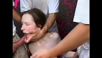 Extreme Teen Gangbang With Anal And Creampie