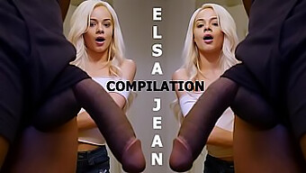 ฉากที่ดีที่สุดของ Elsa Jean: สาวบลอนด์หุ่นเพรียวรับสมาชิกที่มีฐานะดี