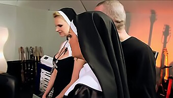 Sensual Nun Seduces In A Vatican-Themed Orgy