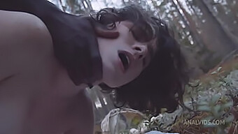 Darcy Dark'S Wild Anal Encounter With A Big Black Cock In The Woods