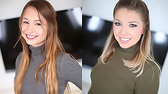 Taylor Sands Und Akarra Summers Verwöhnen Sich Oral Und Präsentieren Ihren Körperbau