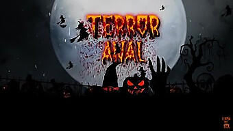 Pertemuan Anal Menyeramkan Linda Del Sol Dan Cris Angelo Di Halloween