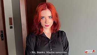 Stunning Redhead Visits My Room For Passionate Sex Despite Rejection