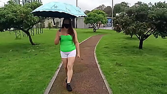 Public Exhibitionism Compilation Featuring A Colombian Wife'S Explicit Activities