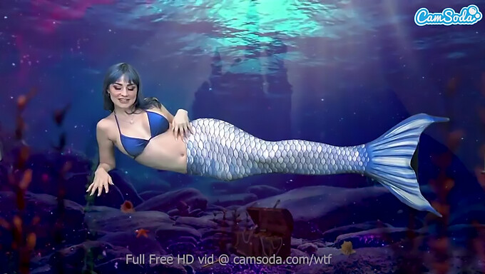 A Mermaid Indulges In Solo Play Until Arousal Intensifies