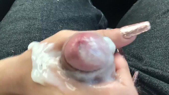 Public Pov: Latina Teen Swallows Ticky Cum After Oral And Handjob