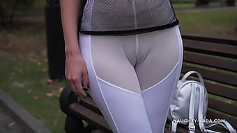 Cameltoe And Legs On Display In Public