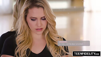 Mia Malkova Threatens The Banker With Her Voluptuous Derriere In Teenfidelity Video