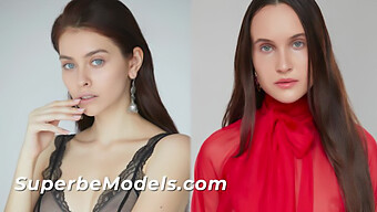 Sensual Tease And Disrobing. Collection Of Stunning Models.