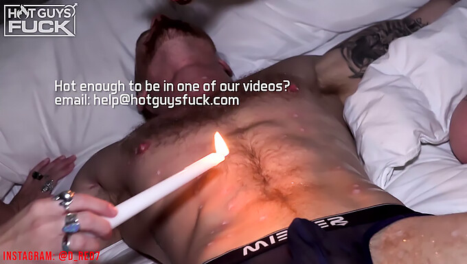 D Red7 Returns With A Risqué Candlelit Tattoo And Cock Show