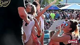 Erotic Group Sex With Naked Sluts And Big Tits In Pool Party