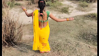 Indian Teen Showcases Natural Assets In Outdoor Encounter