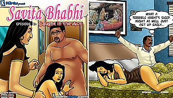 Indisk Tegneseriefigur Savita Bhabhi Blir Tatt På Fersken