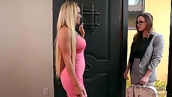 Kate England Discovers Her Mom And Teacher In A Sexual Encounter With Tegan James