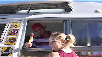 Blonde Teen Trades Sex For Ice Cream In Hd Video