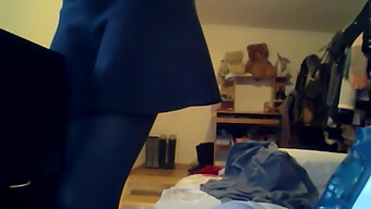 Unauthorized Access To Webcam Footage Of A Girl Wearing Pantyhose