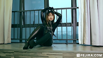 Asian Agent Dominates Latex-Clad Captive In Sensual Encounter