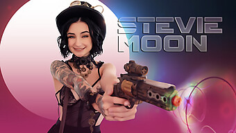 การพบกันอย่างร้อนแรงกับ Stevie Moon สาวผมสีน้ําตาลตัวเล็กและผู้ชายที่มีฐานะดี