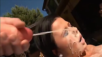 Intense Bukkake And Facial Action With Deepthroat And Cumshot