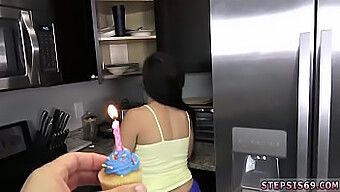 Young Russian Girl Gets Her First Time On Camera For A Surprise Birthday Gift