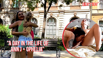 Ann J And Ophelia'S Adventurous Day Of Public Rubbing And Nipple Play