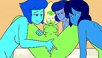 Cartoon Hentai: Peridot'S Big Tits And Big Ass In A Botany Class Orgy