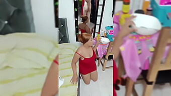 Keilimar Gomez Se Moja Y Se Vuelve Loca En Una Escena Casera De Baño