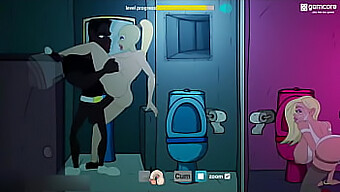 Hentai Guy Gets Anal With Sex Worker In Club Toilet - Animated Porn