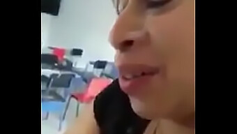 Latina Teacher Gives A Generous Blowjob In Classroom